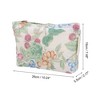 Unique Bargains Convenient Flower Fruit Handheld Makeup Bag 1 Pc - 2 of 4