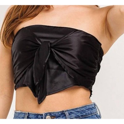 Women's Simple crop with tie bow - BETTER BE