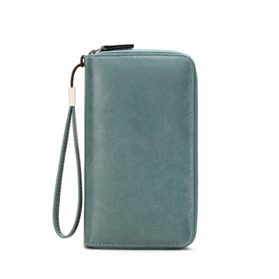 BEAFUP Women’s Wallet,RFID Blocking Wallet with Double Zipper & 12+ Card Slots - Large Capacity Travel Purse for Daily Use,and Shopping