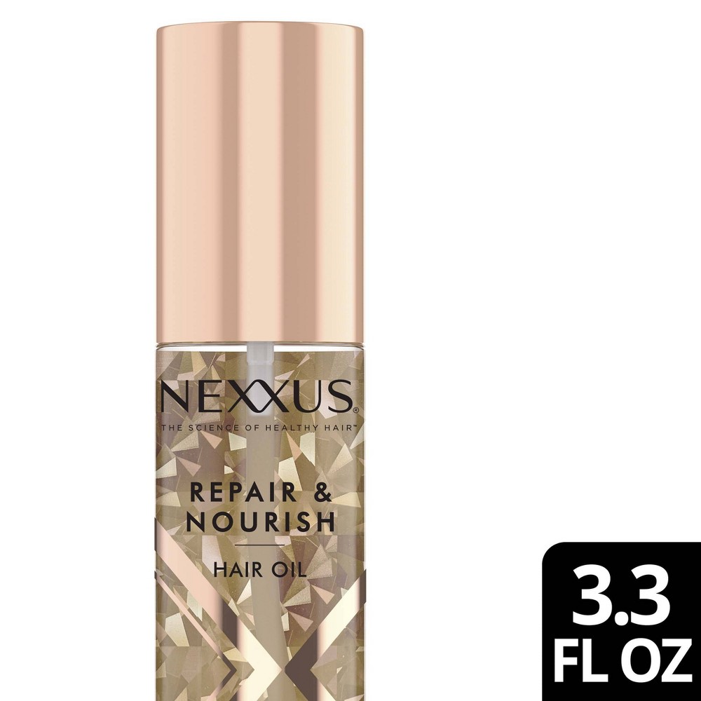 Photos - Hair Product Nexxus Repair & Nourish Lightweight Hair Oil - 3.3oz