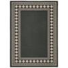 Area Rugs Modern Bordered Rug Easy Jute Rug Non-Slip Low Pile Indoor Outdoor Rugs for Living Room Patio Backyard - 3 of 4
