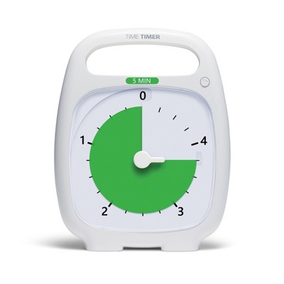 Time Timer® Plus® 5 Minute Timer, White : Target