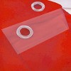 Home Mart Goods Red Vinyl Shower Curtain Liner Waterproof - 70" x 72" - 2 of 3