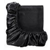 Sapphtopaz Luxury Satin Comforter Set, Bedding Set Fitted Sheet Set with 1 Flat Sheet,1 Fitted Sheet,2 Pillowcase, Machine Washable - 4 of 4