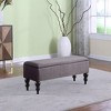 Storage Bench Gray - Ore International - 2 of 4