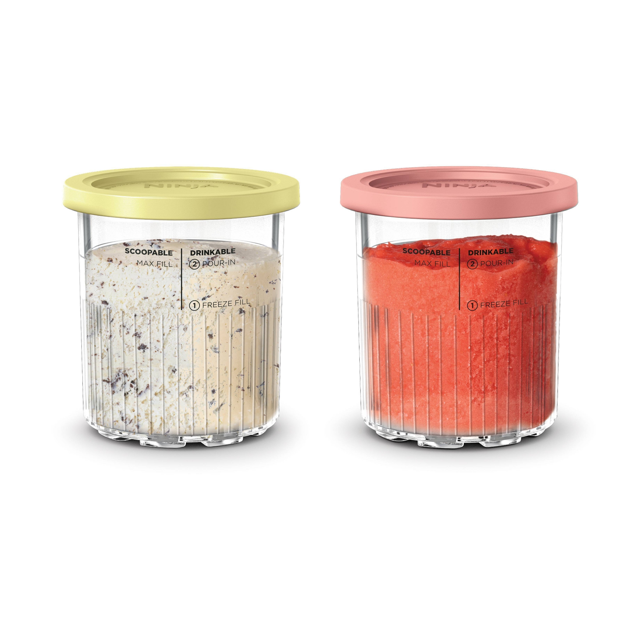 Ninja 2pk CREAMi Deluxe Pints and Lids