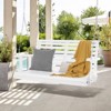 VEVOR Wooden Porch Swing 4 ft, Patio bench swing for Courtyard & Garden, Upgraded 880 lbs Strong Load Capacity - 2 of 4