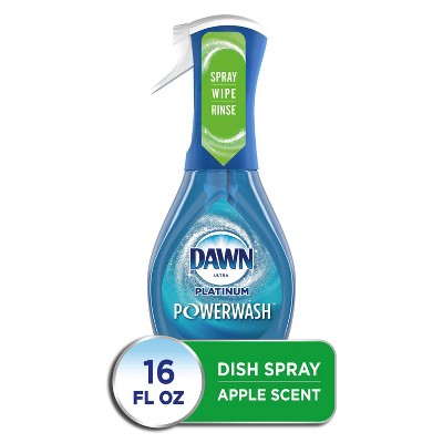Dawn Platinum Powerwash Dish Spray, Dishwashing Dish Soap - Apple Scent - 16oz