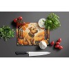 NEW Lakeland Terrier Fall Glass Cutting Board Decorative Tempered Glass Kitchen Cutting and Serving Board Large Size Chopping Board - 3 of 4