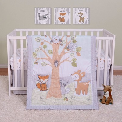 Sammy & Lou Friendly Forest Crib Bedding Set - 4pc