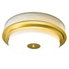 CWI Lighting Valdivia 4 Light Satin Gold Flush Mount - 3 of 4