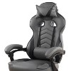 PAGED Executive Office Chair Fully Reclining Ergonomic Gaming Chair with Footrest, Adjustable Desk Chair for Bedroom - 3 of 4