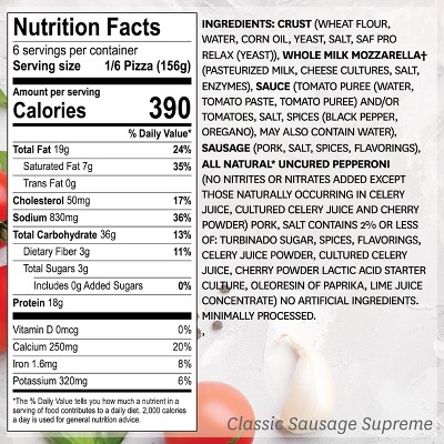 Home Run Inn Sausage Supreme Frozen Pizza - 33oz