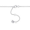 EVERLY JEWELRY | Sterling Silver 8-8.5mm Cultured Freshwater Pearl and Diamond Accent Pearl Necklace with Chain, 16" - 3 of 4