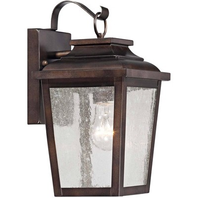 Minka Lavery Irvington Manor 12" High Bronze Outdoor Wall Light