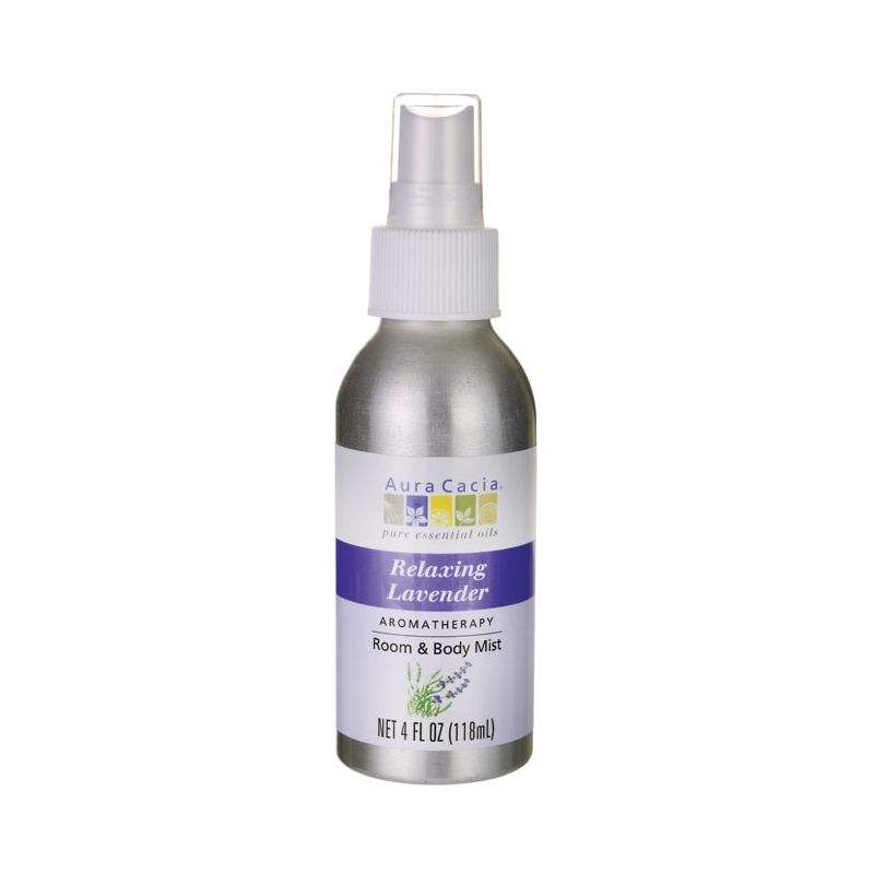 Aura Cacia Relaxing Lavender Room and Body Mist 4 fluid ounces, 1 of 2