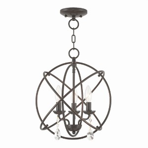 Livex Lighting Aria 3 - Light Chandelier in  English Bronze - 1 of 2