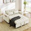 NicBex Modern Pull Out Sofa Bed Velvet Convertible Sleeper Sofa with Adjustable Back for Living Room - 4 of 4