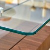 KIGFTSOD Modern Two-Tier Coffee Table - An Elegant Combination of Clear Glass Top, Side Table, Display Stand - 4 of 4