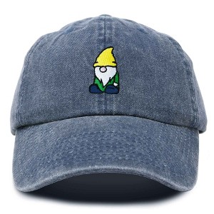 Dalix Gnome Embroidered Cotton Baseball Cap Adjustable Dad Hat Mens - 1 of 4