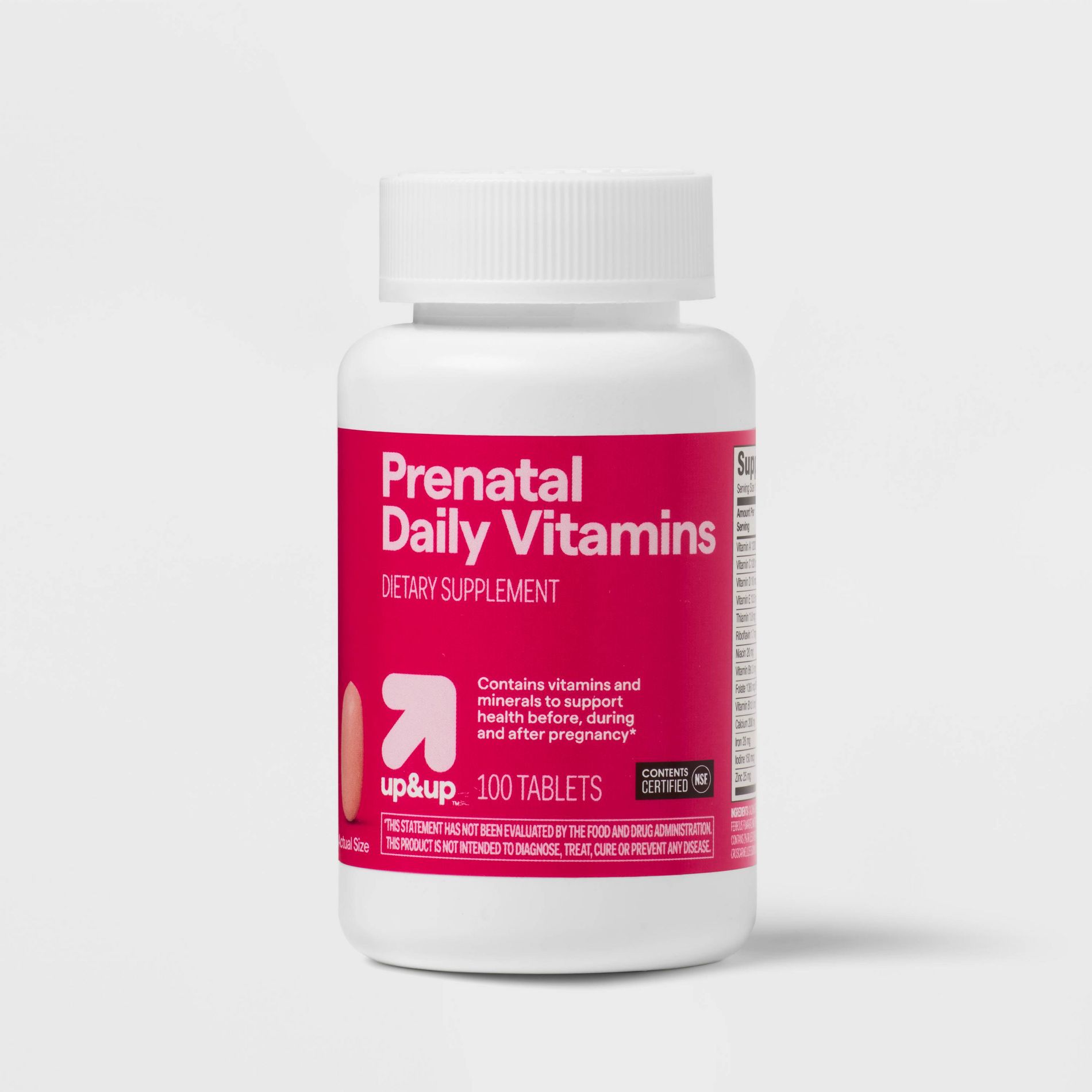 Prenatal Vitamin Dietary Supplement Tablets - up&up™