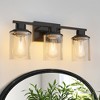 Dovelina Metal Frame Glass Shade Vanity Mirror Lights Wall Light - 2 of 4