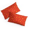 Deny Designs King Carriecantwell Sparkling Stars Comforter and Pillow Sham Gold - 4 of 4