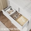 Garvee 7 Drawer Dresser for Bedroom, White 7 Chest of Drawers Tall with Concave Handles, Wooden Dresser Organizer for Living Room Nursery Entryway - 4 of 4