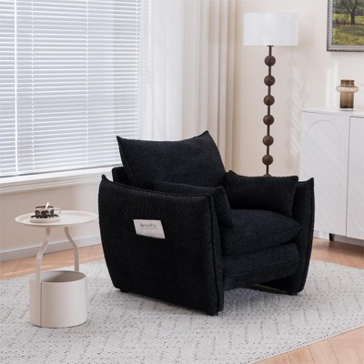 Lycvki Sharp-Angle Modern Dining Chair Sleek Single Seater