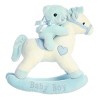 ebba Medium Baby Boy Rocking Horse Musicals! Melodious Baby Stuffed Animal Blue 12" - 3 of 4