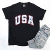 Simply Sage Market USA Blue Willow Garment Dyed Tee - 3 of 4