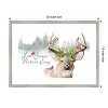 Amanti Art Holiday Deer Collection A by Jennifer Paxton Parker Wood Framed Wall Art Print 25 in. x 19 in. - 4 of 4