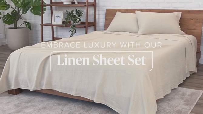 Linen Sheet Set by Bare Home, 2 of 9, play video