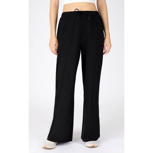 Women's High-rise Open Bottom Fleece Pants - Joylab™ Black L : Target
