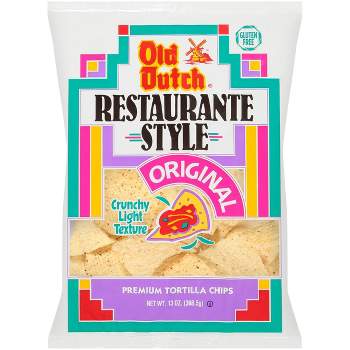Old Dutch Restaurante Style Original Premium Tortilla Chips - 13oz