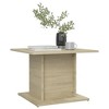 vidaXL Sonoma Oak Coffee Table 55,6x55,6x40 cm in Particleboard - 3 of 4