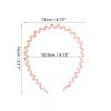 Unique Bargains Women's Classic Elegant Frosted Headband 5.51"x4.72" 1 Pc - 3 of 4