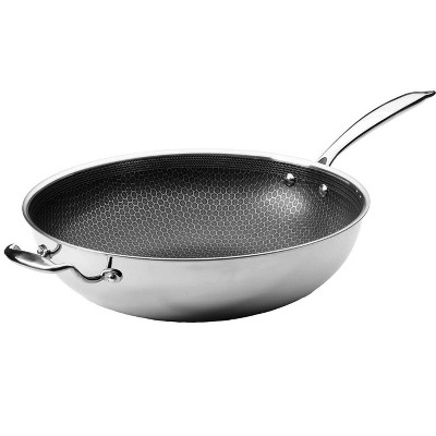 Frieling Black Cube, Wok, 12.5" dia., Stainless steel/quick release