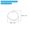 Unique Bargains Metal Bulk Elegant DIY Crafts Jewelry Making Hollow Circle Open Back Frame Pendant 30 Pcs - 2 of 4