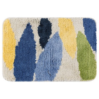 Unique Bargains Soft Plush Non-slip Extra Quick Dry Anti Skid Shaggy Bath  Mats Khaki 20 X 32 : Target