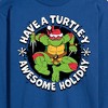 Men's - Teenage Mutant Ninja Turtles - Have A Turtley Awesome Holiday Long Sleeve Graphic T-Shirt - 2 of 4