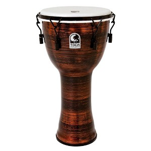 Toca Spun Copper Mechanically Tuned Djembe 12 in. - 1 of 2