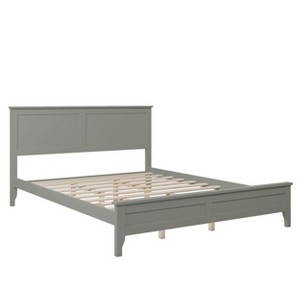 NicBex Queen/Full/King Size Modern Solid Wood Bed Frame with Headboard for Adults/Boys/Girls - 1 of 4