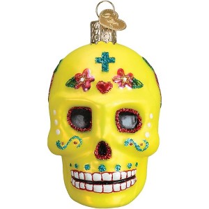 Old World Christmas Blown Glass Ornament for Christmas Tree, Sugar Skull (with OWC Gift Box) - 1 of 4