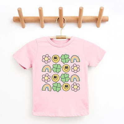 The Juniper Shop Smiley Clover Daisy Youth Short Sleeve Tee