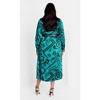 Women's Plus Size Sienna Print Dress - peacock | CITY CHIC - 4 of 4