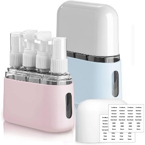 Attop Travel Bottles Set, 8 Pack Travel Size Toiletries, Travel Accessories for Women, Airplane Travel Essentials, Travel Containers for Toiletries - 1 of 4
