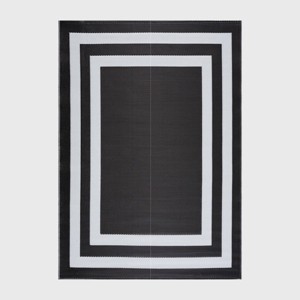 Play Rug Paris Recycled Plastic Woven Indoor Outdoor Folded Floor Mat - 1 of 4