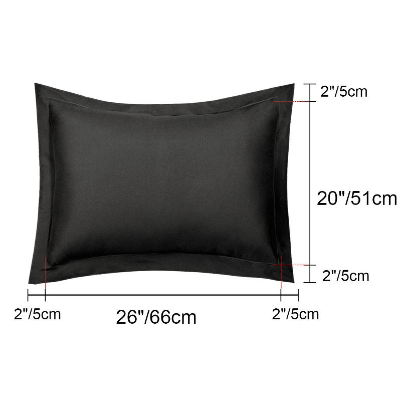 PiccoCasa Soft Brushed Microfiber Envelope Closure Pillowcases 2 Pcs, 5 of 8