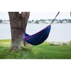 Makena Camping Hammock - Blue/Purple - Sol Living: Durable Outdoor Nylon, No Assembly Required, Includes Storage Bag - 4 of 4